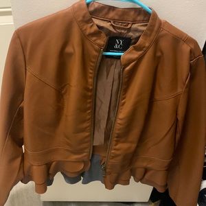 Never worn Faux Leather Jacket